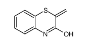 2-methylidene-4H-1,4-benzothiazin-3-one结构式