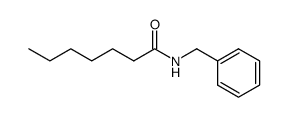 heptanoic acid benzylamide结构式