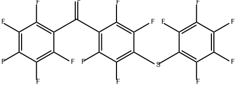 Methanone, (pentafluorophenyl)[2,3,5,6-tetrafluoro-4-[(pentafluorophenyl)thio]phenyl]- (9CI) Structure