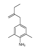 2,6-dimethyl-4-(2-methylidenebutyl)aniline Structure
