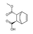 bicyclo[2.2.2]oct-5-ene-trans-2,3-dicarboxylic acid exo-3-methyl ester结构式