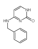 2(1H)-Pyrimidinone,6-[(phenylmethyl)amino]-结构式