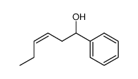 (3Z)-1-phenyl-3-hexen-1-ol Structure