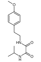 N-[2-(4-methoxyphenyl)ethyl]-N'-propan-2-yloxamide Structure