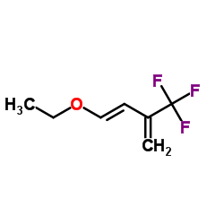 (E)-4-乙氧基-1,1,1-三氟-3-丁烯-2-酮结构式