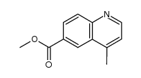 methyl 4-methylquinoline-6-carboxylate结构式