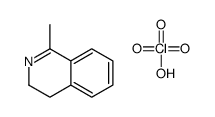 1-methyl-3,4-dihydroisoquinoline,perchloric acid Structure
