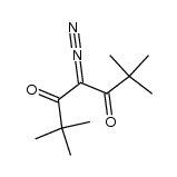 4-diazo-2,2,6,6-tetramethyl-heptane-3,5-dione Structure