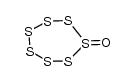 cycloheptasulfur monoxide Structure