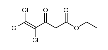 4,5,5-trichloro-3-oxo-pent-4-enoic acid ethyl ester Structure
