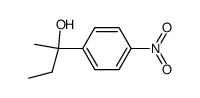 2-(p-nitriphenyl)butan-2-ol结构式