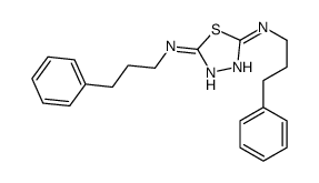 2-N,5-N-bis(3-phenylpropyl)-1,3,4-thiadiazole-2,5-diamine Structure