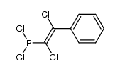 (1,2-dichloro-2-phenyl-vinyl)-phosphonous acid dichloride结构式