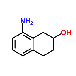 8-氨基-1,2,3,4-四氢-2-萘酚结构式