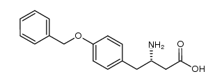 3-S-amino-4-(4-benzyloxy-phenyl)-butyric acid结构式