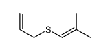 2-methyl-1-prop-2-enylsulfanylprop-1-ene Structure