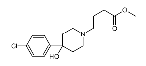 methyl 4-[4-(4-chlorophenyl)-4-hydroxypiperidin-1-yl]butanoate结构式