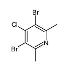 3,5-dibromo-4-chloro-2,6-dimethylpyridine Structure
