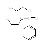 bis(2-chloroethoxy)-phenyl-sulfanylidene-phosphorane结构式