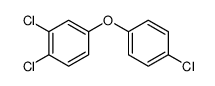 1,2-dichloro-4-(4-chlorophenoxy)benzene结构式