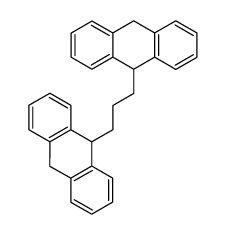 1,3-bis(9,10-dihydro-9-anthryl)propane Structure