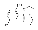 2-diethoxyphosphorylbenzene-1,4-diol结构式