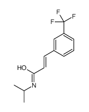 N-propan-2-yl-3-[3-(trifluoromethyl)phenyl]prop-2-enamide结构式