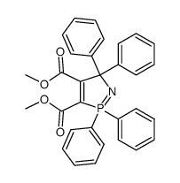 2,2,5,5-tetraphenyl-5H-2λ5-[1,2]azaphosphole-3,4-dicarboxylic acid dimethyl ester Structure