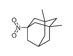 3,5-Dimethyl-1-nitroadamantane Structure