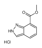 甲基 1H-吲唑-7-羧酸盐酸盐结构式
