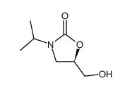 2-Oxazolidinone,5-(hydroxymethyl)-3-(1-methylethyl)-,(5R)-(9CI) Structure