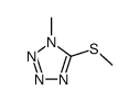 1-methyl-5-methylsulfanyltetrazole structure