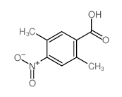 2,5-二甲基-4-硝基苯甲酸结构式