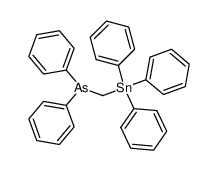 Diphenyl[(triphenylstannyl)methyl]arsan Structure