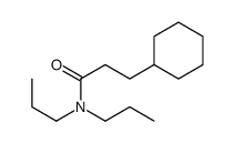 3-cyclohexyl-N,N-dipropylpropanamide结构式