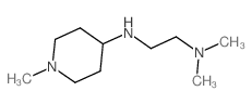 N,N-DIMETHYL-N'-(1-METHYL-PIPERIDIN-4-YL)-ETHANE-1,2-DIAMINE Structure