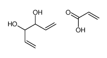 hexa-1,5-diene-3,4-diol,prop-2-enoic acid Structure