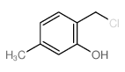 Phenol,2-(chloromethyl)-5-methyl- Structure