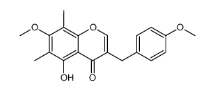 methylophiopogonone B monomethyl ether结构式