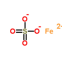 Ferrous sulfate Structure