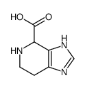 (9ci)-4,5,6,7-四氢-1H-咪唑并[4,5-c]吡啶-4-羧酸结构式