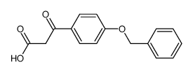 3-(4-(benzyloxy)phenyl)-3-oxopropanoic acid结构式