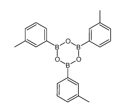 tris(3-methylphenyl)-1,3,5,2,4,6-trioxatriborinane Structure