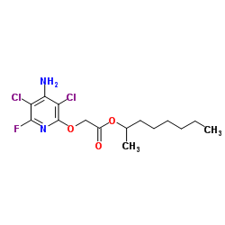 氟草烟 1-甲基庚基酯结构式