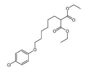diethyl 2-[6-(4-chlorophenoxy)hexyl]propanedioate Structure