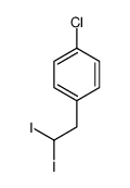 1-chloro-4-(2,2-diiodoethyl)benzene结构式