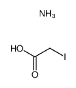 iodo-acetic acid , ammonium salt Structure