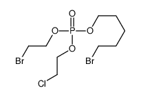 bromoethyl bromopentyl chloroethyl phosphate结构式