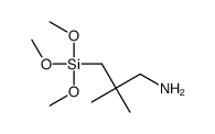 2,2-dimethyl-3-trimethoxysilylpropan-1-amine Structure