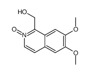 (6,7-dimethoxy-2-oxidoisoquinolin-2-ium-1-yl)methanol Structure